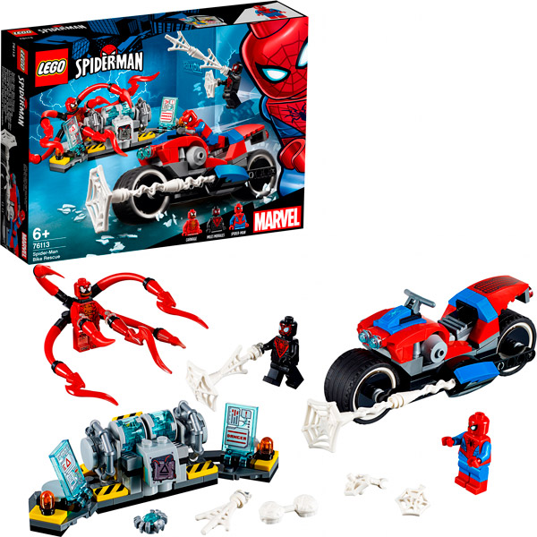 Конструктор LEGO Super Heroes Marvel Comics Спасательная операция на мотоциклах (76113) Крепление блок