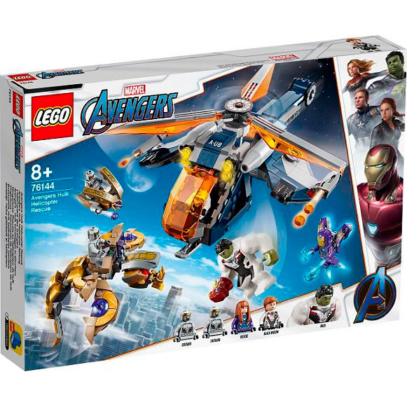 Конструктор LEGO Super Heroes Порятунок Халка на вертольоті 482 деталі (76144)