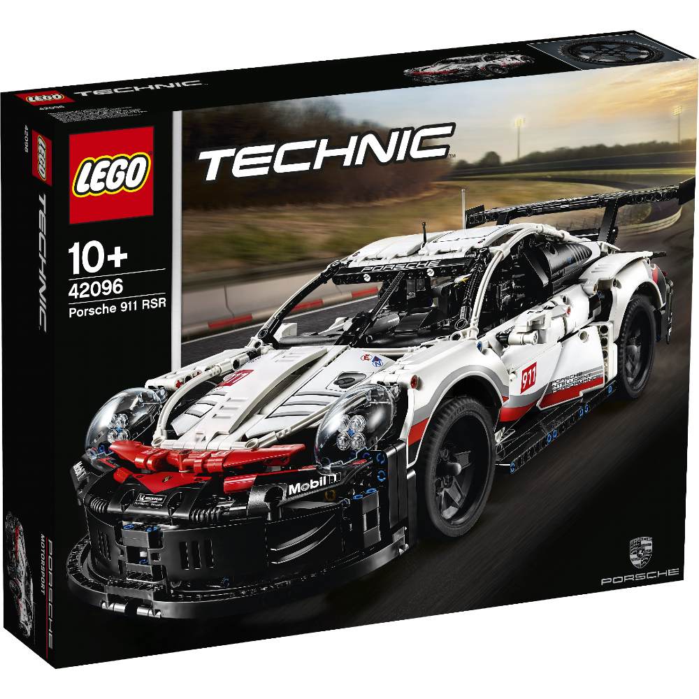 

Конструктор LEGO Technic Porsche 911 RSR 1580 деталей (42096), Technic Preliminary GT Race Car 42096