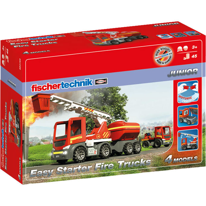 Конструктор Fischertechnik Junior Easy Starter Пожежні машини (FT-554193) Вік 3 роки