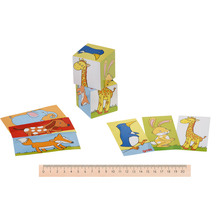 Кубики дерев'яні GOKI тварини (57725G)