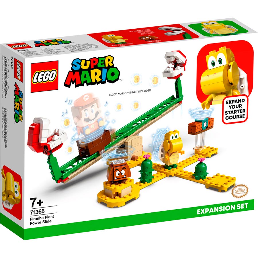 

Конструктор LEGO Super Mario Мощная атака Растения-пираньи (71365), Конструктор Мощная атака Растения-пираньи