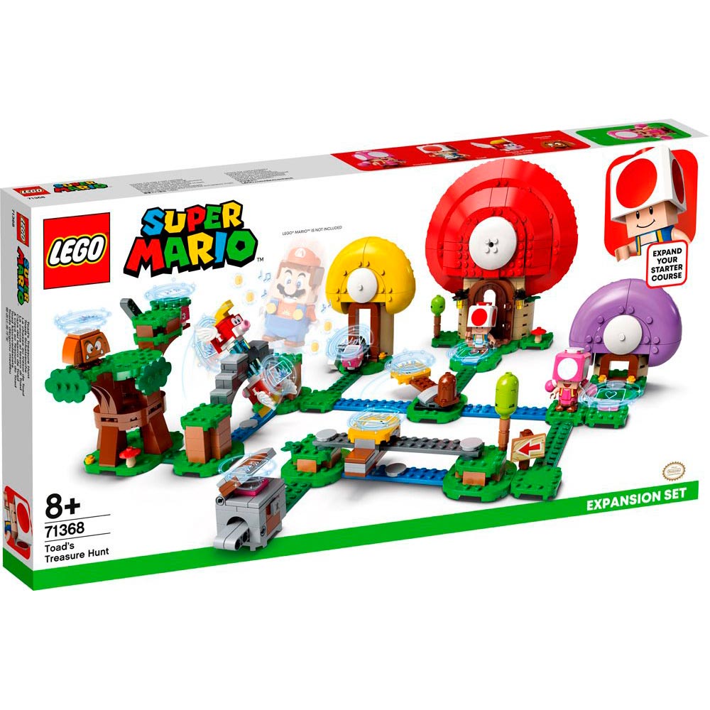 

Конструктор LEGO Super Mario Погоня за сокровищами Тоада (71368), Конструктор Погоня за сокровищами Тоада