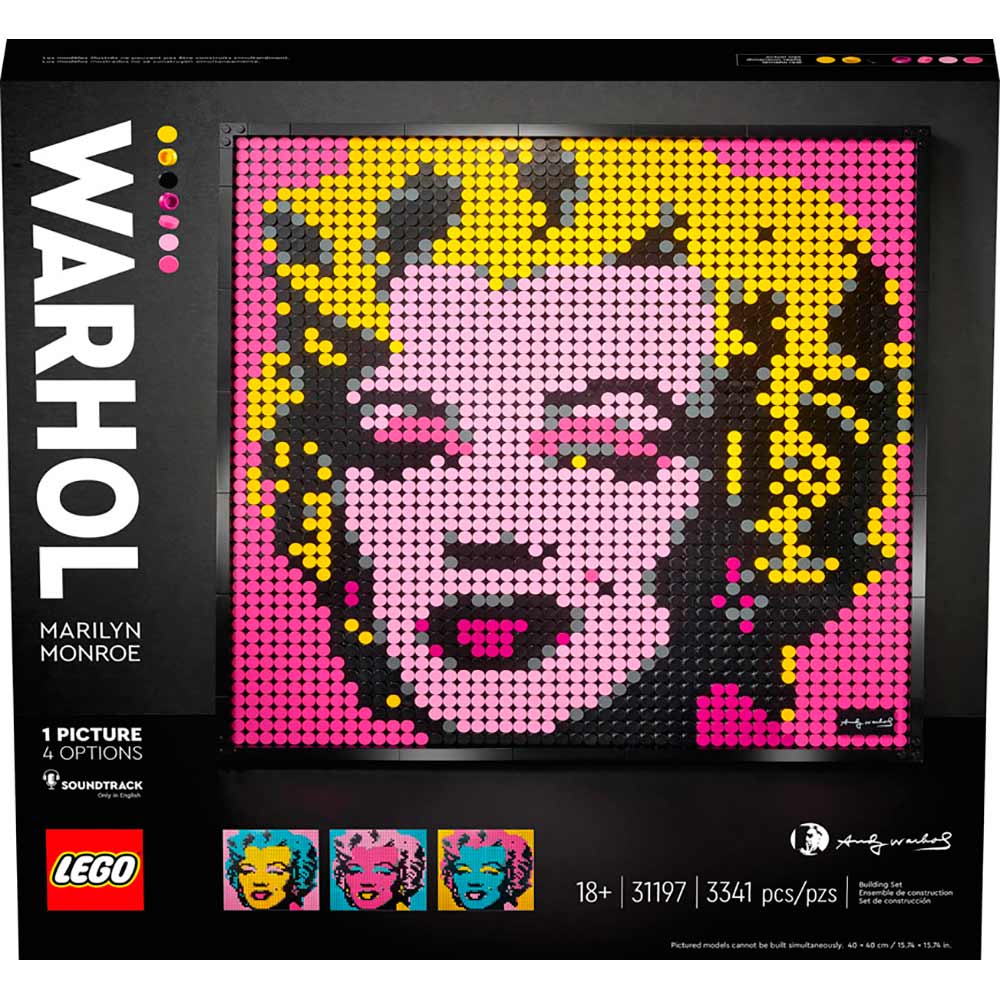 

Конструктор LEGO Art Мэрилин Монро Энди Уорхола 3332 детали (31197), Конструктор Art Монро Энди Уорхола 31197