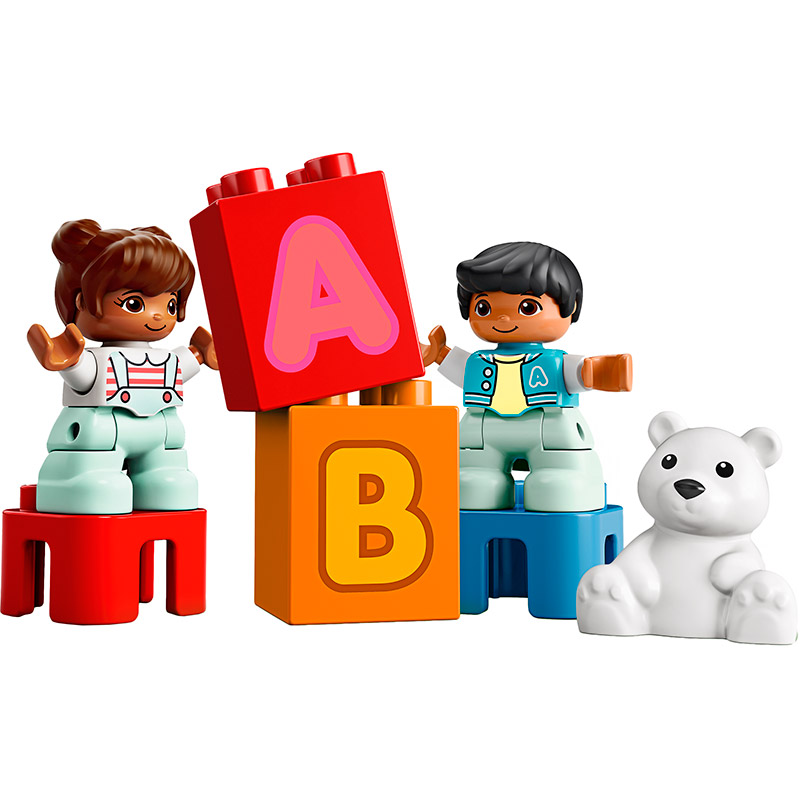 Конструктор LEGO DUPLO My First Грузовик «Алфавит» 36 деталей (10915) Крепление блок