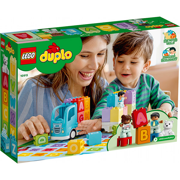 Конструктор LEGO DUPLO My First Грузовик «Алфавит» 36 деталей (10915) Серия Lego DUPLO