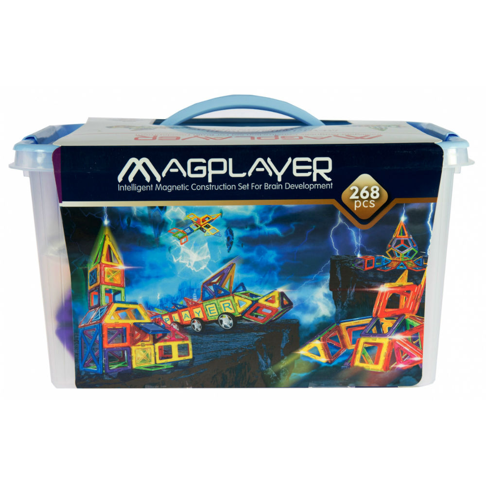 

Магнитный конструктор MAGPLAYER 268 (MPT-268), магнитный набор 268 эл. MPT-268