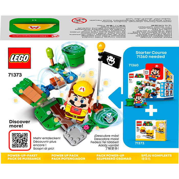 Конструктор LEGO Super Mario Маріо-будівельник 10 деталей (71373) Тип аксесуар