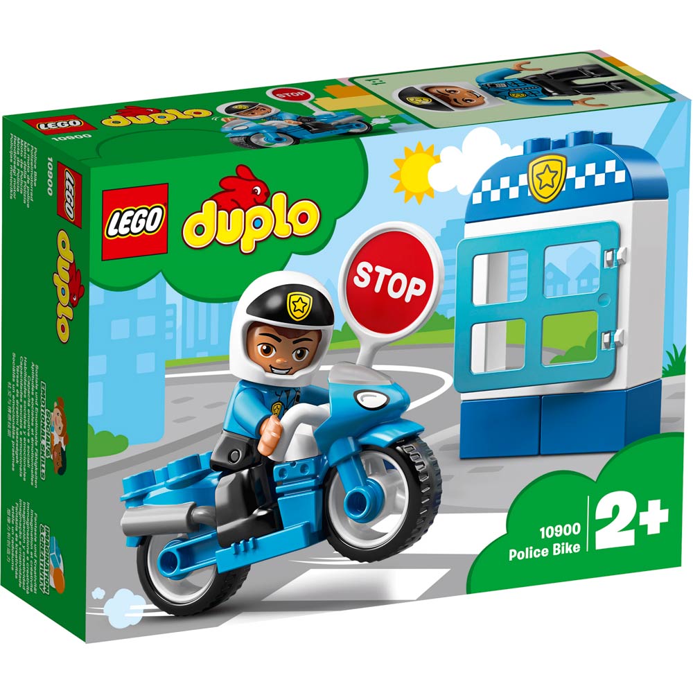 Конструктор LEGO DUPLO Поліцейський мотоцикл 8 деталей (10900)