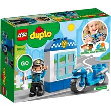 Конструктор LEGO DUPLO Полицейский мотоцикл 8 деталей (10900)