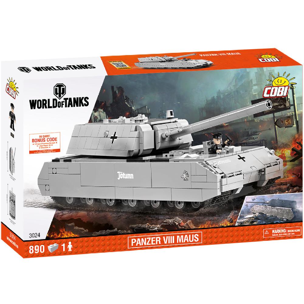 Конструктор COBI World Of Tanks Maus 890 деталей (COBI-3024)