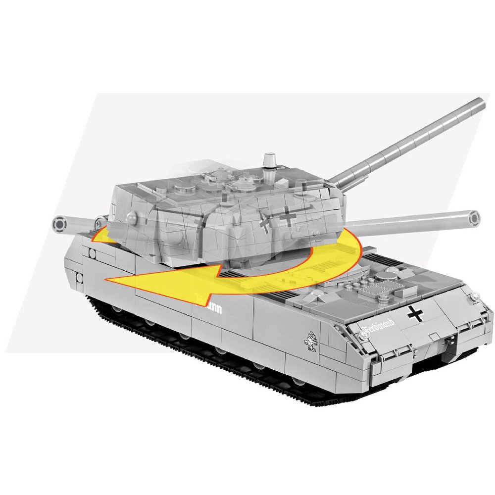 Конструктор COBI World Of Tanks Maus 890 деталей (COBI-3024) Крепление блок