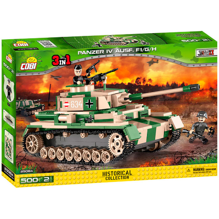

Конструктор COBI Танк Тигр IV 500 деталей (COBI-2508A), Конструктор Танк Тигр IV, 500 деталей