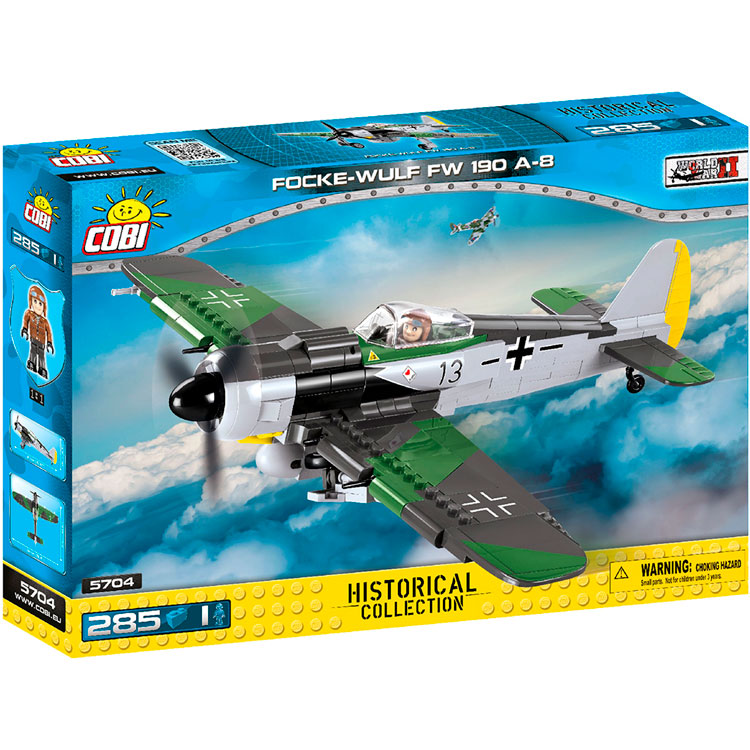 

Конструктор COBI Истребитель Фокке-Вульф FW-190 (COBI-5704), Конструктор Истребитель Фокке-Вульф FW-190