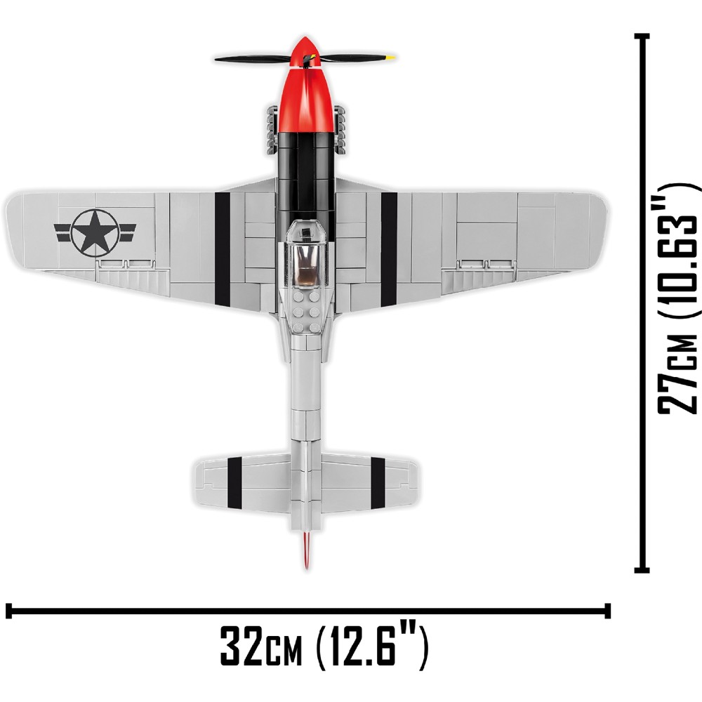 Конструктор COBI Top Gun P-51 Мустанг 262 деталі (COBI-5806) Кріплення блок