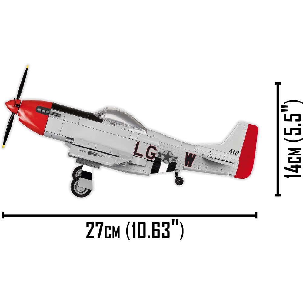 Внешний вид Конструктор COBI Top Gun Top Gun P-51 Мустанг 262 детали (COBI-5806)