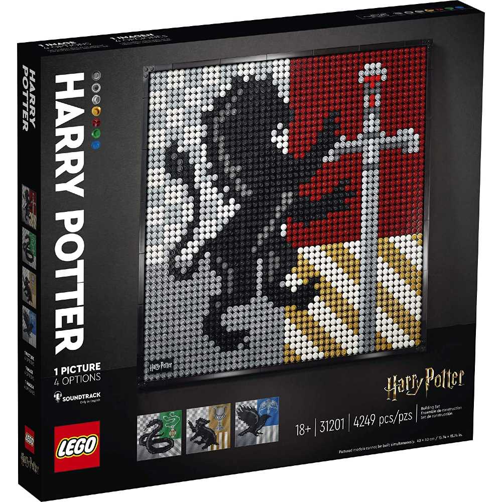 Конструктор LEGO Art Harry Potter Герб Хогвартса 4249 деталей (31201)