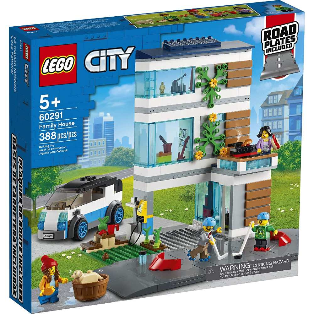 Конструктор LEGO City Современный дом для семьи 388 деталей (60291) - в  интернет-магазине Фокстрот: цены, отзывы, характеристики | купить в Киеве,  Харькове, Днепропетровске, Одессе - Украина