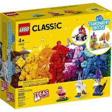 Конструктор LEGO Classic Прозрачные кубики 500 деталей (11013)