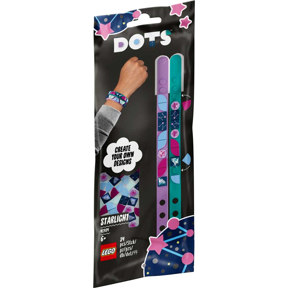 

Конструктор LEGO DOTS Браслет «Звёздное небо» 34 детали (41934), DOTS Браслет «Звёздное небо» 41934