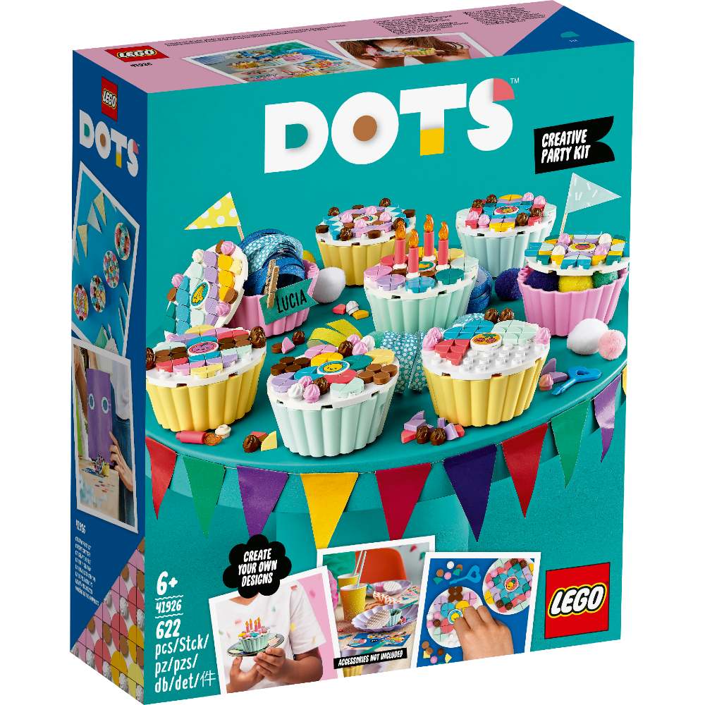 Конструктор LEGO DOTS Креативный набор для праздника 623 детали (41926) Конструктор LEGO DOTS Креативный набор для праздника 623 детали (41926)