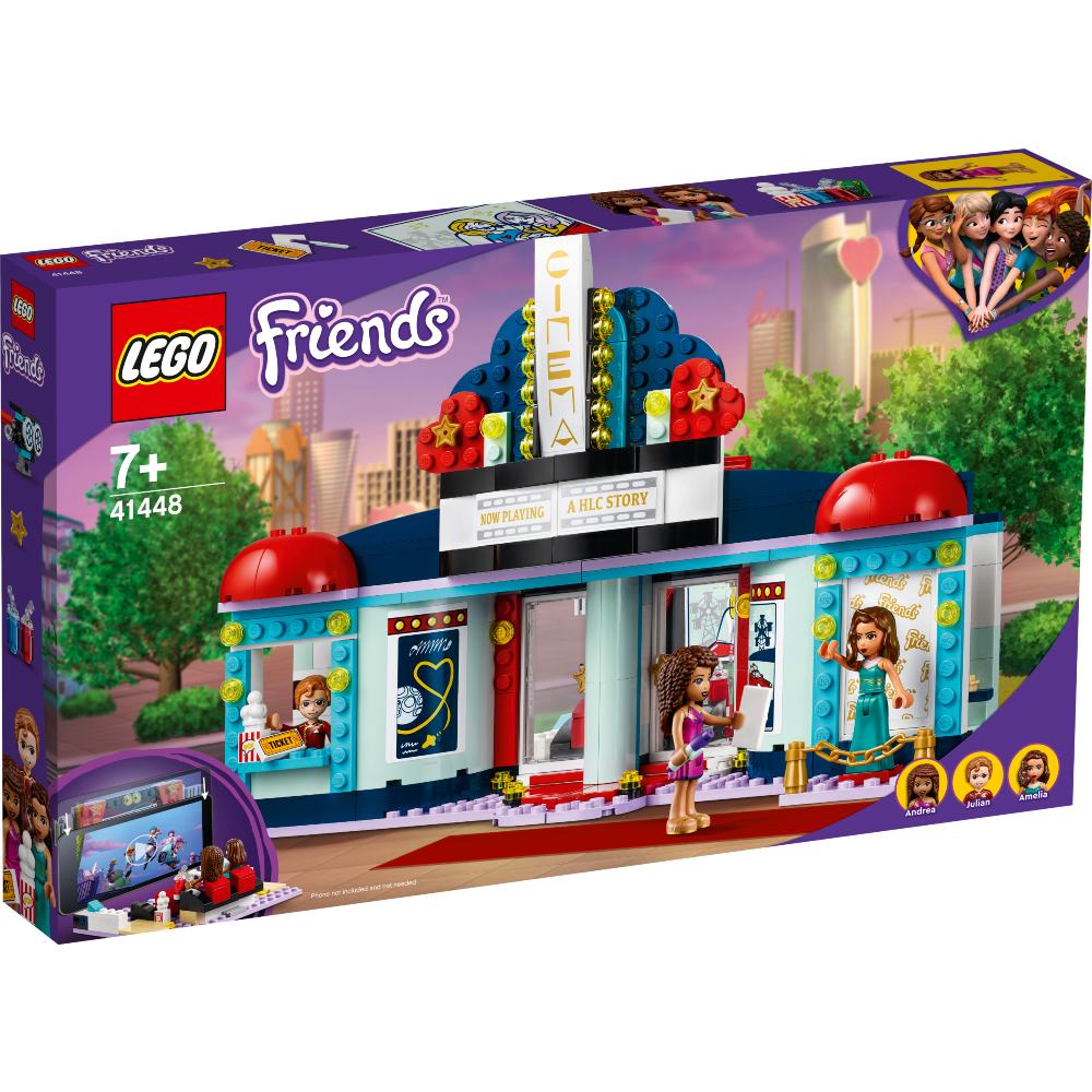 

Конструктор LEGO Friends Кинотеатр Хартлейк-Сити 451 деталь (41448), Friends Кинотеатр Хартлейк-Сити 41448