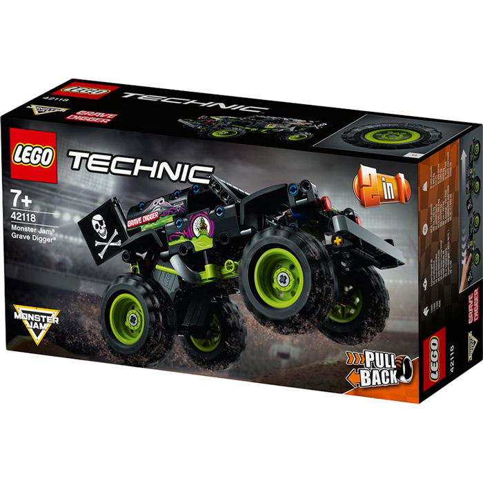 

Конструктор LEGO Technic Monster Jam Grave Digger 212 деталей (42118), Technic Monster Jam Grave Digger 42118