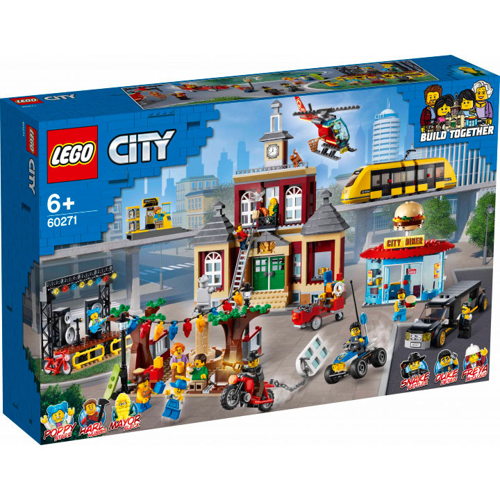 

Конструктор LEGO City Городская площадь 1517 деталей (60271), City Городская площадь 60271