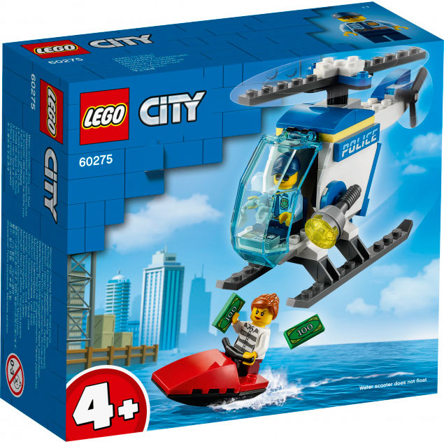 

Конструктор LEGO City Полицейский вертолёт (60275), City Полицейский вертолёт 60275