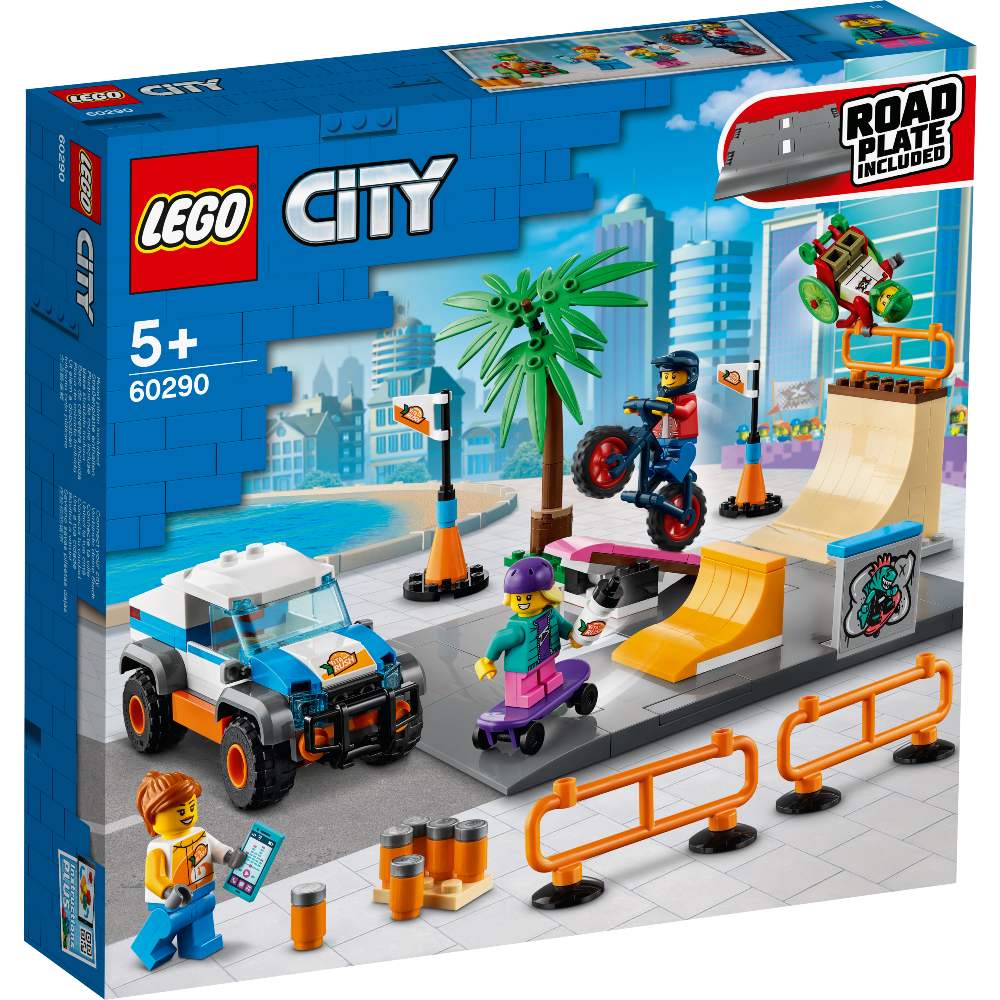 

Конструктор LEGO City Скейт-парк 195 деталей (60290), City Скейт-парк 60290