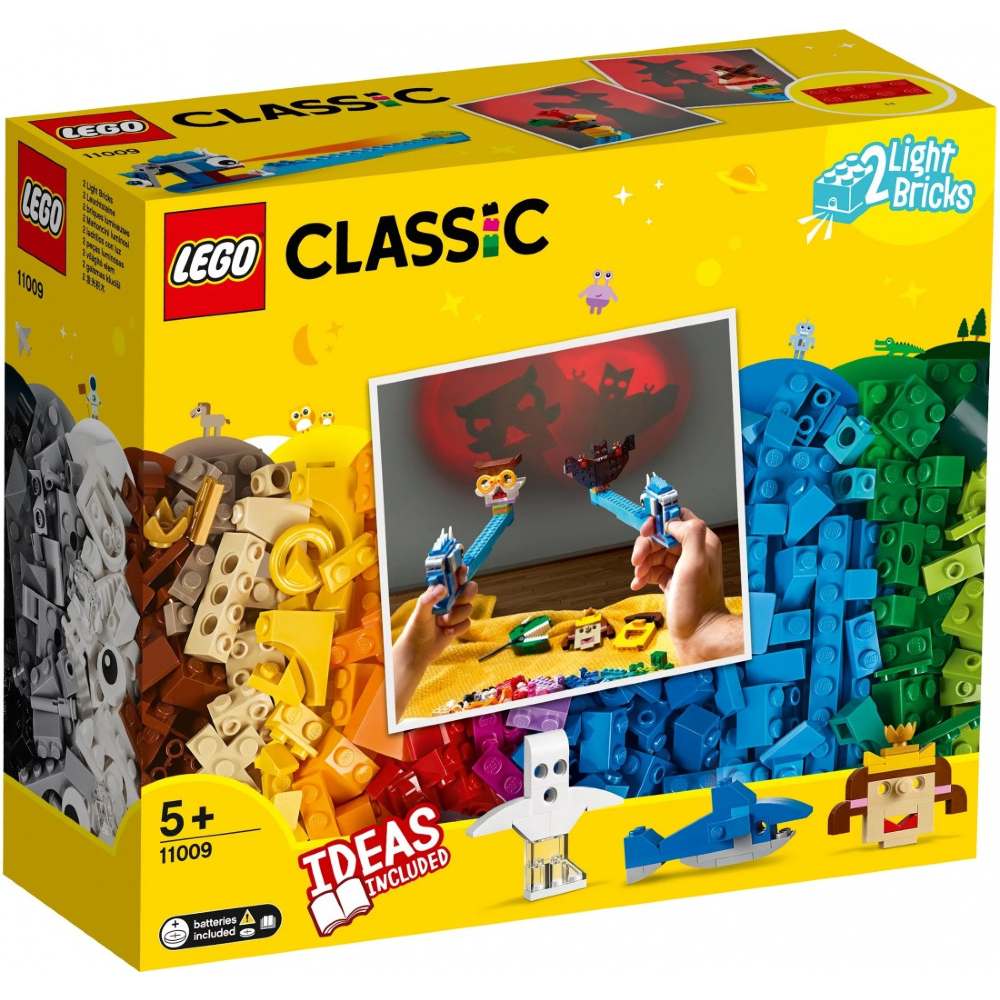 

Конструктор LEGO Classic Кубики и освещение 441 деталь (11009), Classic Кубики и освещение 11009