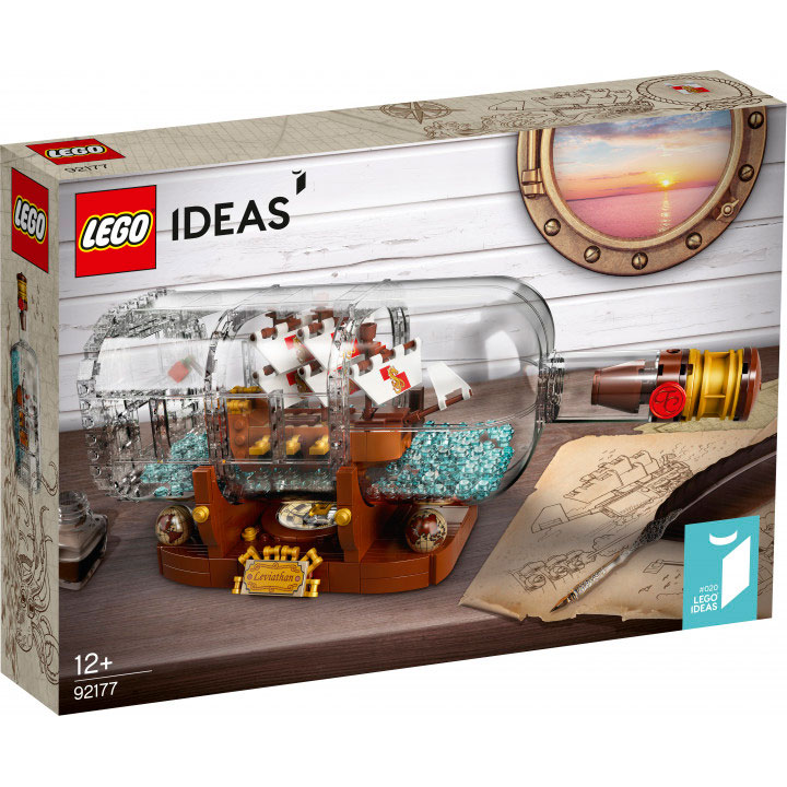 Конструктор LEGO Ideas Корабель у пляшці 962 деталей (92177)