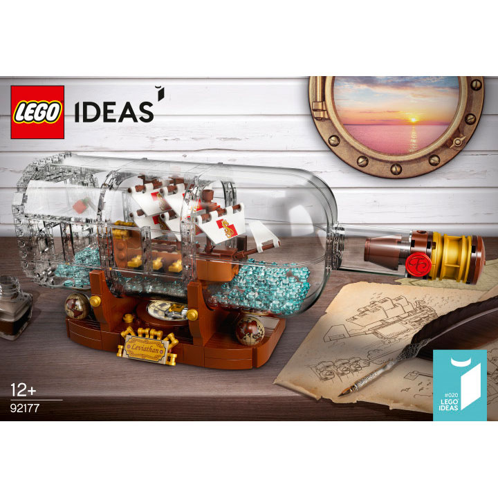 Конструктор LEGO Ideas Корабель у пляшці 962 деталей (92177) Тип класичний