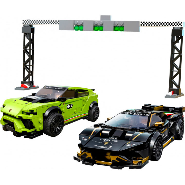 Конструктор LEGO Speed Champions Lamborghini Urus ST-X&Huracan Super Trofeo EVO 663 деталі (76899) Тип класичний