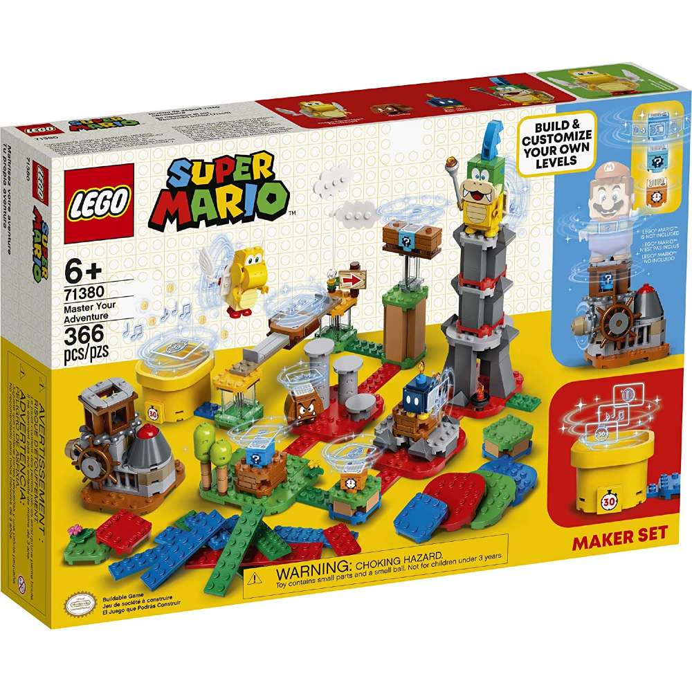 

Конструктор LEGO Super Mario Твои уровни! Твои Приключения! 366 деталей (71380), Super Mario Твои уровни! Твои Приключения! 71380