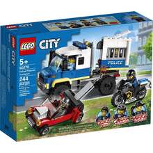 Конструктор LEGO City Police Поліцейська машина для перевезення ув'язнених 244 деталі (60276)