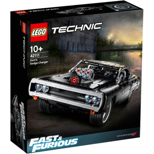 

Конструктор LEGO Technic Dodge Charger Доминика Торетто 1077 деталей (42111), Конструктор Dodge Charger Домініка Торетто