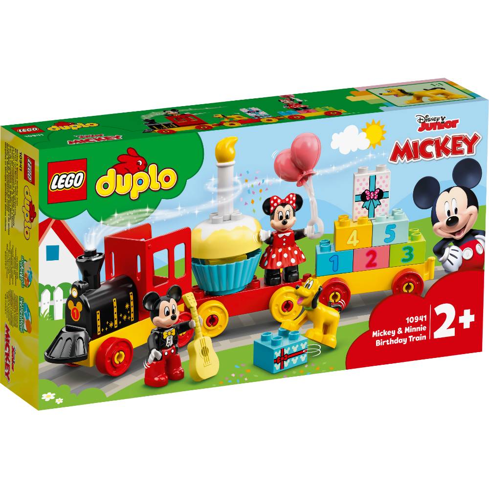 Конструктор LEGO DUPLO Disney Святковий поїзд Міккі і Мінні 22 деталі (10941)