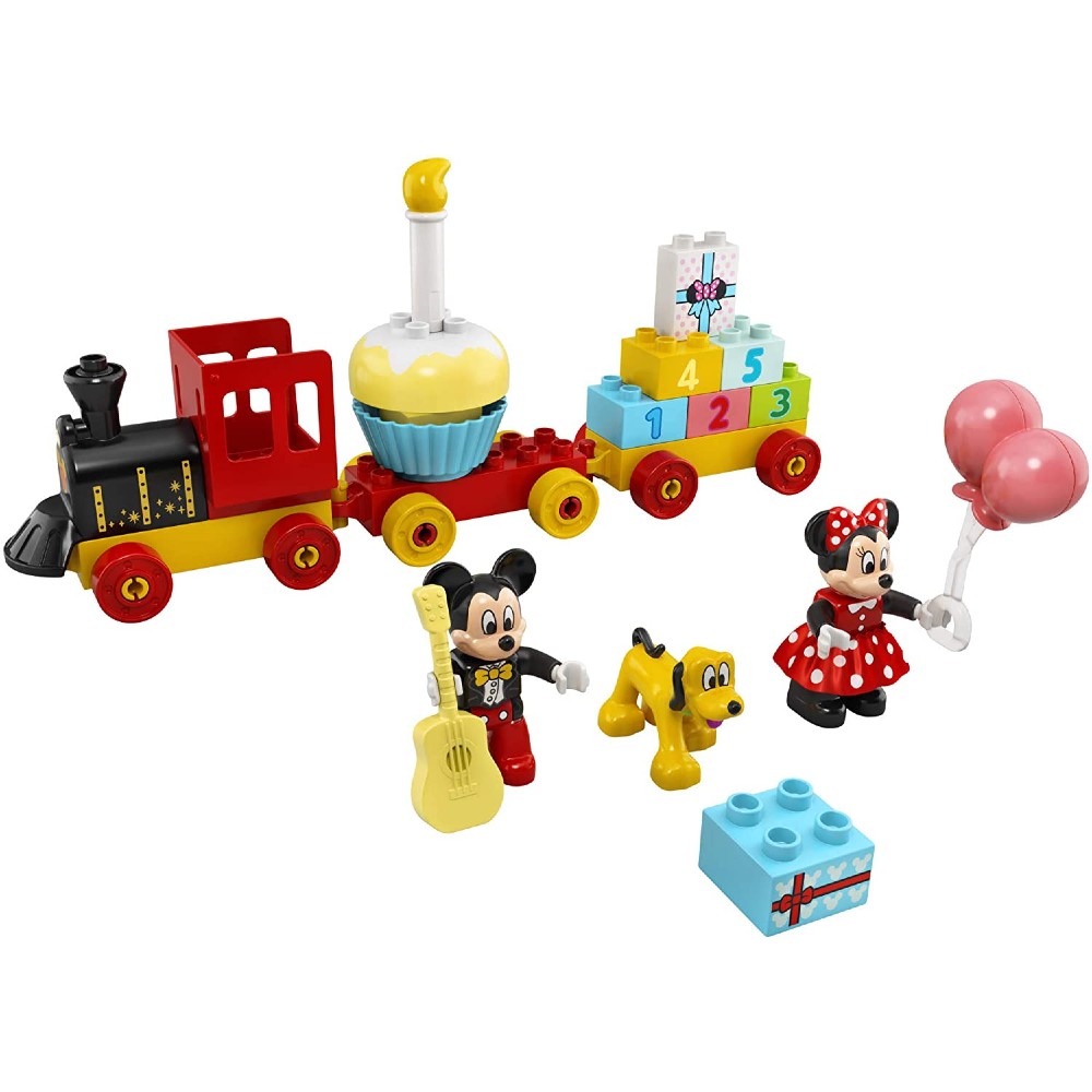 Конструктор LEGO DUPLO Disney Святковий поїзд Міккі і Мінні 22 деталі (10941) Тип класичний