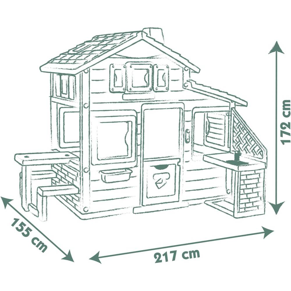 Игровой домик SMOBY Life (7600810207) Материал пластик