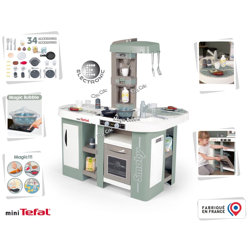 Детская кухня SMOBY Tefal Studio Kitchen XL Bubble (311053) Тип детская кухня