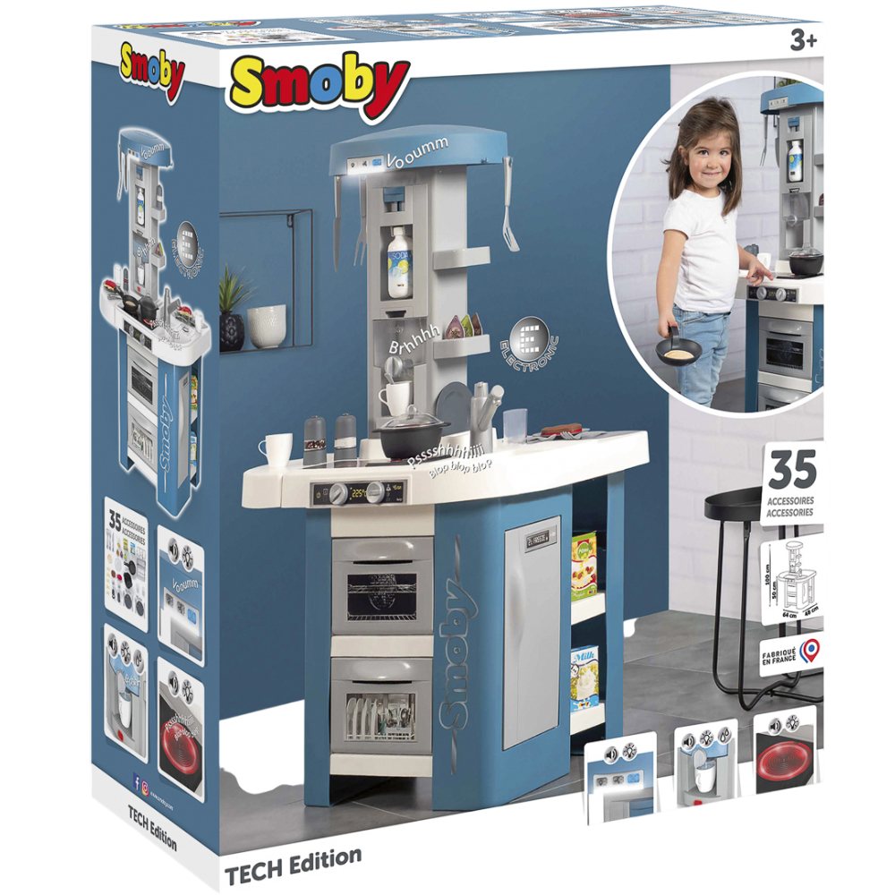Детская кухня SMOBY Tech Edition (311052) Возраст от 3 лет