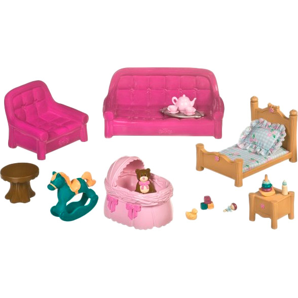 

Игровой набор LI'L WOODZEEZ Гостинная и детская (6123Z), Игровой набор Гостинная и Детская 6123Z