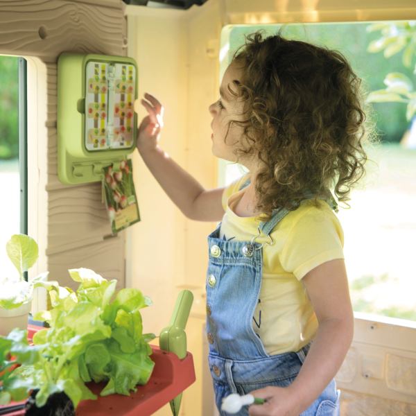 Игровой домик Smoby Toys Life Садовый с кашпо и кормушкой (7600810408) Возраст от 2 лет