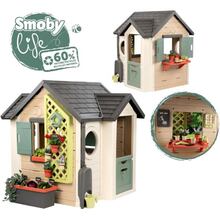 Игровой домик Smoby Toys Life Садовый с кашпо и кормушкой (7600810408)