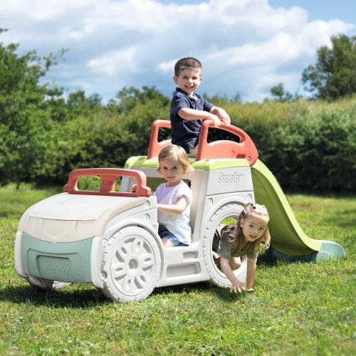 Игровой комплекс SMOBY Life Adventure Car Автомобиль путешественника с горкой и песочницей (7600840207) Тип спортивные и активные игры