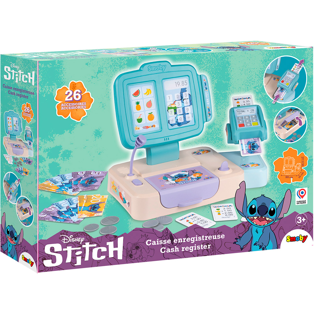 Ігровий набір SMOBY Дісней Стич Каса супермаркету (7600350119) Для кого універсально