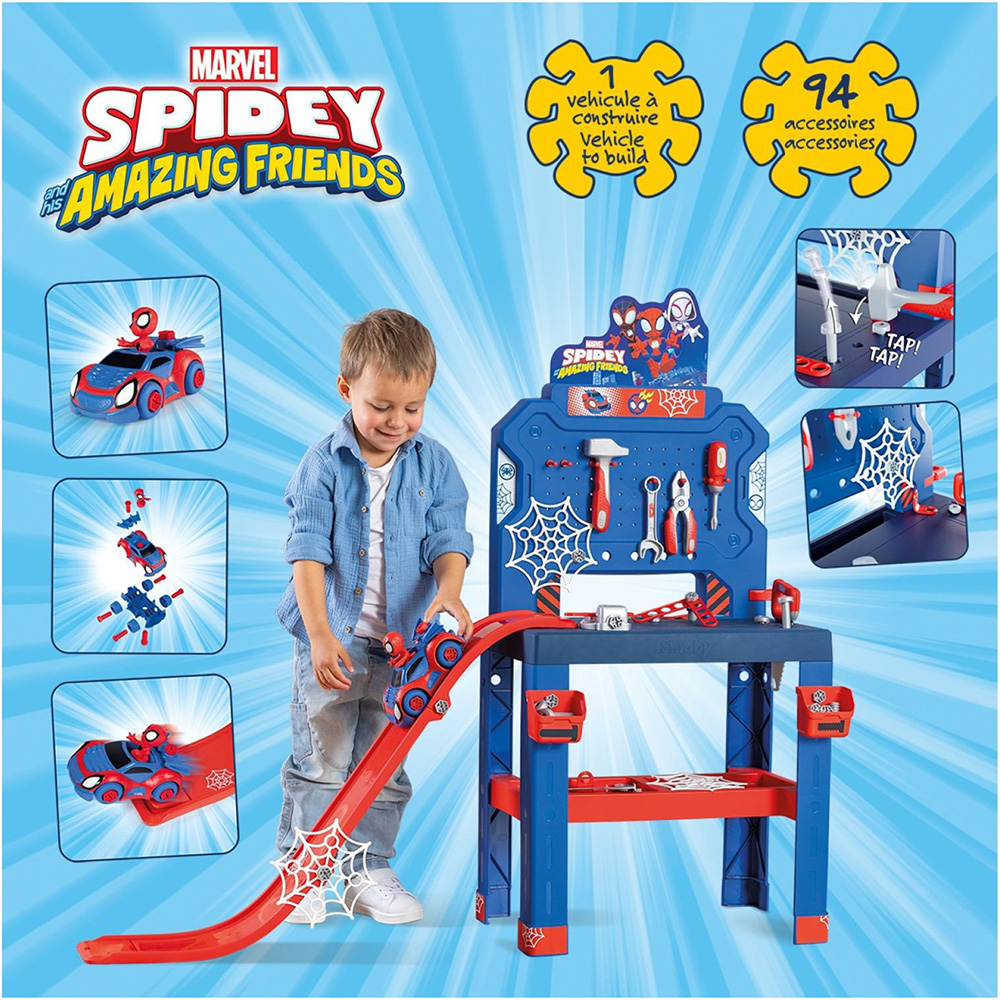 Игровой набор SMOBY Спиди Мастерская с машинкой (7600360742) Для кого универсально