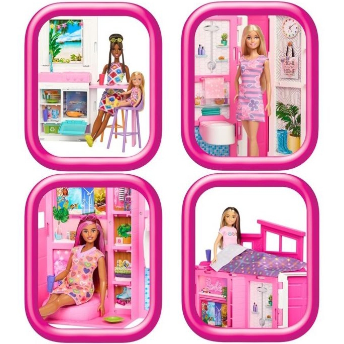 Игровой набор BARBIE Домик для отдыха (HRJ76) Материал полимер