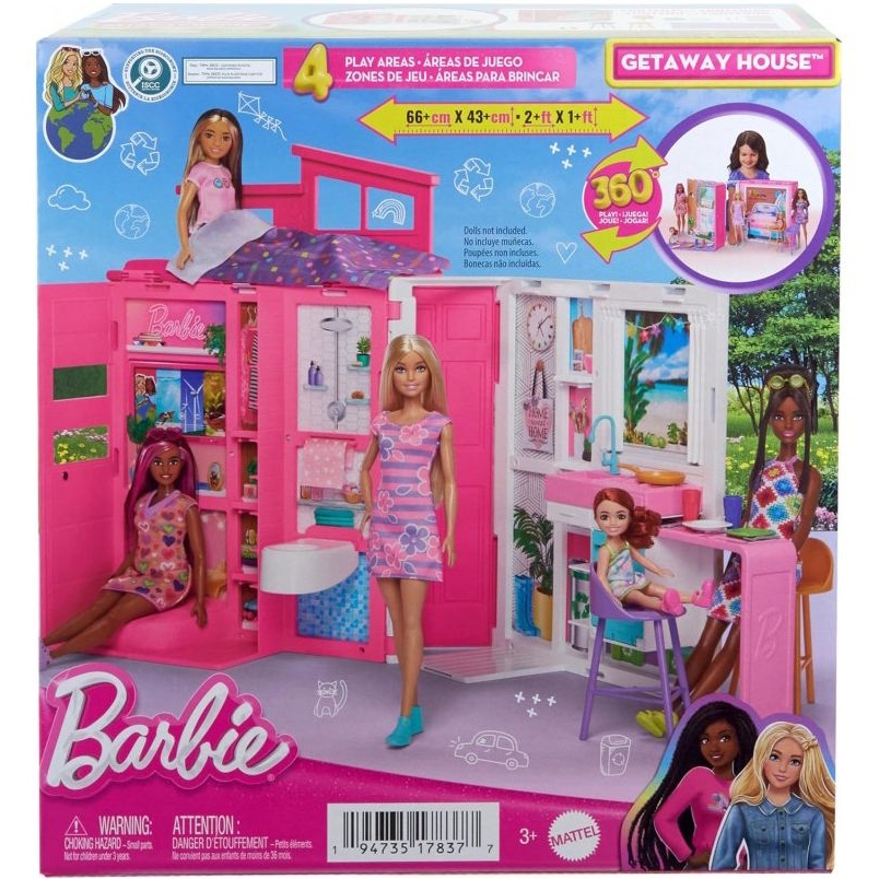 Фото Игровой набор BARBIE Домик для отдыха (HRJ76)